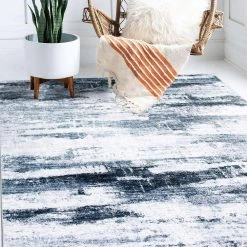 Gray 7 ft. 10 in. x 10 ft. Distressed Abstract Machine Washable Area Rug by World Rug Gallery 14 Gray 7 ft. 10 in. x 10 ft. Distressed Abstract Machine Washable Area Rug by World Rug Gallery -Shaw stor online gray world rug gallery area rugs 7020gray8x10 44 1000