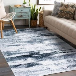 Gray 7 ft. 10 in. x 10 ft. Distressed Abstract Machine Washable Area Rug by World Rug Gallery 11 Gray 7 ft. 10 in. x 10 ft. Distressed Abstract Machine Washable Area Rug by World Rug Gallery -Shaw stor online gray world rug gallery area rugs 7020gray8x10 c3 1000