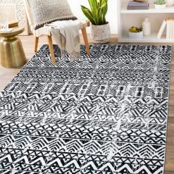 Gray 5 ft. x 7 ft. Distressed Boho Machine Washable Area Rug by World Rug Gallery 15 Gray 5 ft. x 7 ft. Distressed Boho Machine Washable Area Rug by World Rug Gallery -Shaw stor online gray world rug gallery area rugs 7022gray5x7 31 1000