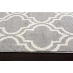 Modern Moroccan Trellis Gray 8 ft. x 9 ft. Area Rug by World Rug Gallery 12 Modern Moroccan Trellis Gray 8 ft. x 9 ft. Area Rug by World Rug Gallery -Shaw stor online gray world rug gallery area rugs 9101 gray 7 6 x 9 5 1d 1000