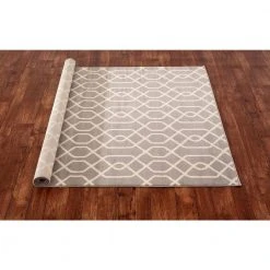 Modern Trellis Pattern Gray 8 ft. x 9 ft. Area Rug by World Rug Gallery -Shaw stor online gray world rug gallery area rugs 9105 gray 7 6 x 9 5 40 1000