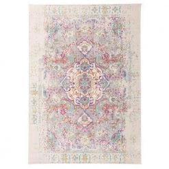 Bohemian Vintage Oriental 5 ft. x 7 ft. Gray Area Rug by World Rug Gallery