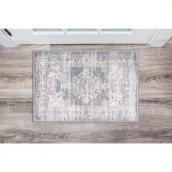 Vintage Distressed Traditional Design 2 ft. x 3 ft. Gray Area Rug by World Rug Gallery 11 Vintage Distressed Traditional Design 2 ft. x 3 ft. Gray Area Rug by World Rug Gallery -Shaw stor online gray world rug gallery area rugs mon834gray2x3 31 1000