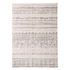 Geometric Bohemian Design 7 ft. 10 in. x 10 ft. Gray Area Rug by World Rug Gallery