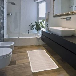 Chevron Boho Gray 18 in. x 30 in. Anti-Fatigue Standing Mat by World Rug Gallery -Shaw stor online gray world rug gallery kitchen mats 1005gray18x30 1f 1000