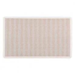 Chevron Boho Gray 18 in. x 30 in. Anti-Fatigue Standing Mat by World Rug Gallery