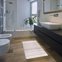 Geometric Boho Gray 18 in. x 30 in. Anti-Fatigue Standing Mat by World Rug Gallery -Shaw stor online gray world rug gallery kitchen mats 1007gray18x30 1f 1000