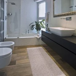 Contemporary Geometric Gray 18 in. x 47 in. Anti-Fatigue Standing Mat by World Rug Gallery 10 Contemporary Geometric Gray 18 in. x 47 in. Anti-Fatigue Standing Mat by World Rug Gallery -Shaw stor online gray world rug gallery kitchen mats 1008gray18x47 1f 1000