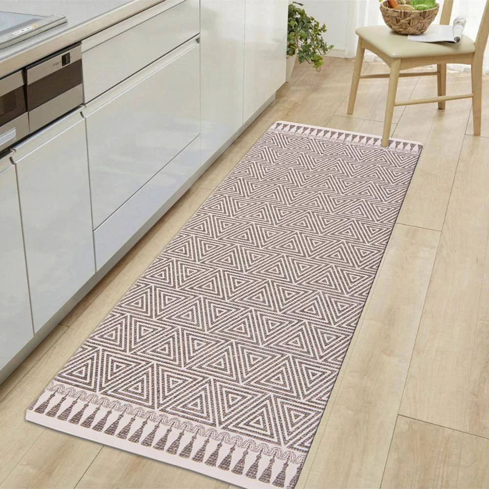 Contemporary Geometric Gray 18 in. x 47 in. Anti-Fatigue Standing Mat by World Rug Gallery 6 Contemporary Geometric Gray 18 in. x 47 in. Anti-Fatigue Standing Mat by World Rug Gallery - Image 6