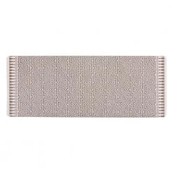Contemporary Geometric Gray 18 in. x 47 in. Anti-Fatigue Standing Mat by World Rug Gallery