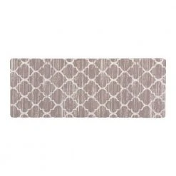 Distressed Moroccan Gray 18 in. x 47 in. Anti-Fatigue Standing Mat by World Rug Gallery