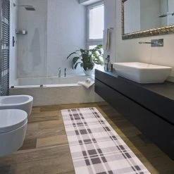 Plaid Gray 18 in. x 47 in. Anti-Fatigue Standing Mat by World Rug Gallery 10 Plaid Gray 18 in. x 47 in. Anti-Fatigue Standing Mat by World Rug Gallery -Shaw stor online gray world rug gallery kitchen mats 1017gray18x47 1f 1000