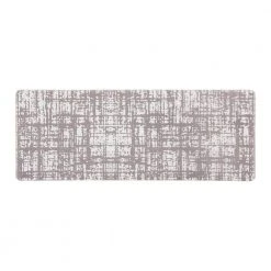 Contemporary Abstract Gray 18 in. x 47 in. Anti-Fatigue Standing Mat by World Rug Gallery