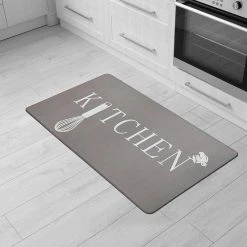 Kitchen Gray 18"x30" Anti-Fatigue Standing Mat by World Rug Gallery 11 Kitchen Gray 18"x30" Anti-Fatigue Standing Mat by World Rug Gallery -Shaw stor online gray world rug gallery kitchen mats 1030gray18x30 31 1000