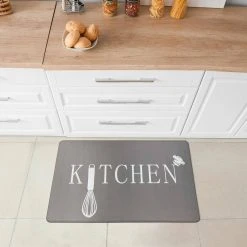 Kitchen Gray 18"x30" Anti-Fatigue Standing Mat by World Rug Gallery 9 Kitchen Gray 18"x30" Anti-Fatigue Standing Mat by World Rug Gallery -Shaw stor online gray world rug gallery kitchen mats 1030gray18x30 4f 1000