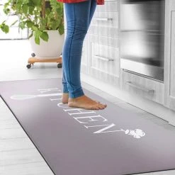 Kitchen Gray 18"x47" Anti-Fatigue Standing Mat by World Rug Gallery 8 Kitchen Gray 18"x47" Anti-Fatigue Standing Mat by World Rug Gallery -Shaw stor online gray world rug gallery kitchen mats 1030gray18x47 c3 1000