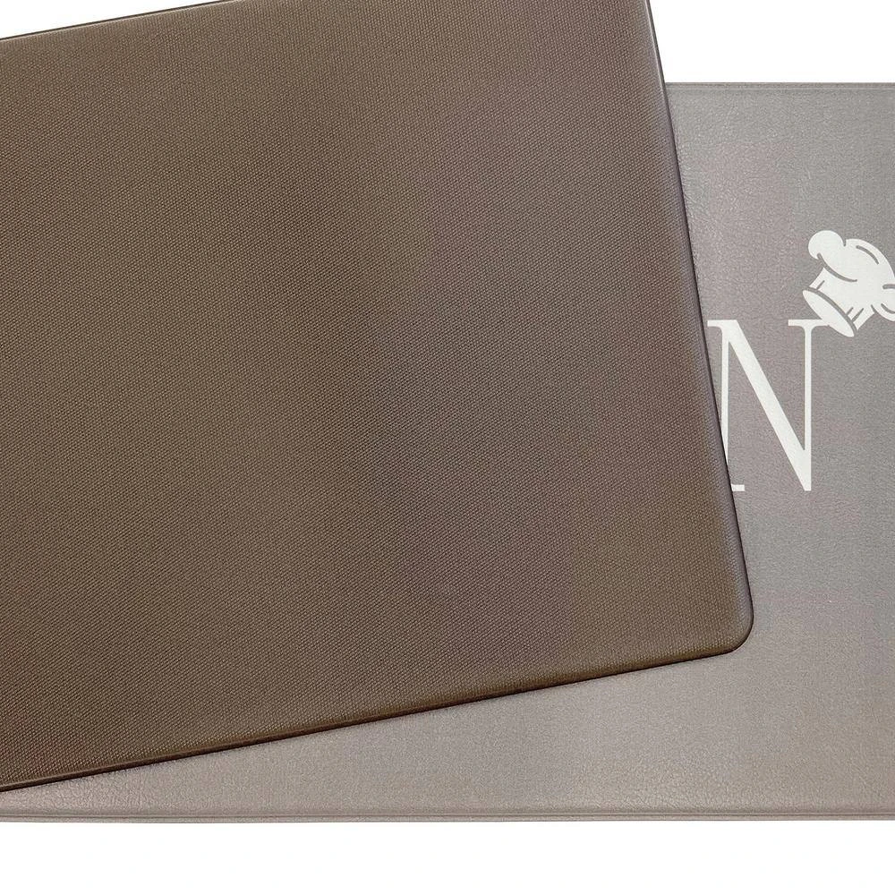 Kitchen Gray 18"x47" Anti-Fatigue Standing Mat by World Rug Gallery 2 Kitchen Gray 18"x47" Anti-Fatigue Standing Mat by World Rug Gallery - Image 2