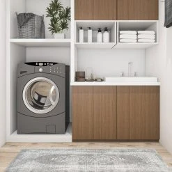 Gray Distressed Traditional Vintage Design 18 in. x 47 in. Anti Fatigue Standing Mat by World Rug Gallery 9 Gray Distressed Traditional Vintage Design 18 in. x 47 in. Anti Fatigue Standing Mat by World Rug Gallery -Shaw stor online gray world rug gallery kitchen mats 811gray18x47 c3 1000