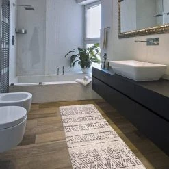 Gray Geometric Bohemian Design 18 in. x 47 in. Anti Fatigue Standing Mat by World Rug Gallery 10 Gray Geometric Bohemian Design 18 in. x 47 in. Anti Fatigue Standing Mat by World Rug Gallery -Shaw stor online gray world rug gallery kitchen mats 814gray18x47 4f 1000