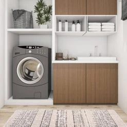 Gray Geometric Bohemian Design 18 in. x 47 in. Anti Fatigue Standing Mat by World Rug Gallery 9 Gray Geometric Bohemian Design 18 in. x 47 in. Anti Fatigue Standing Mat by World Rug Gallery -Shaw stor online gray world rug gallery kitchen mats 814gray18x47 c3 1000