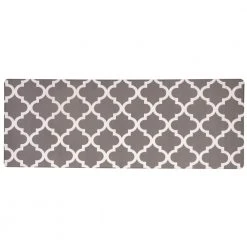 Moroccan 18 in. X 47 in. Gray Anti-Fatigue Mat by World Rug Gallery