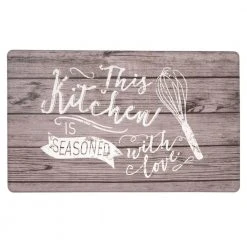 Kitchen Whisk 18 in. X 30 in. Gray Anti-Fatigue Mat by World Rug Gallery