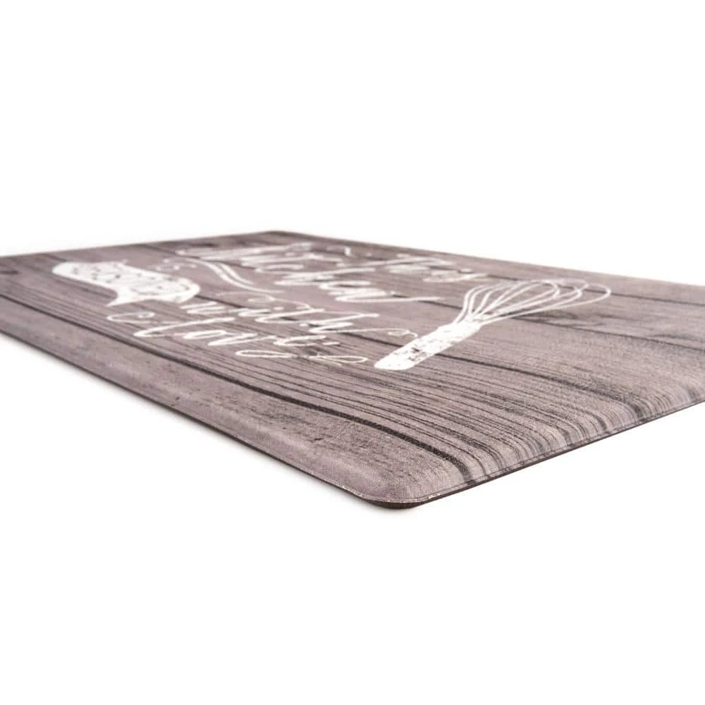 Kitchen Whisk 18 in. X 30 in. Gray Anti-Fatigue Mat by World Rug Gallery 2 Kitchen Whisk 18 in. X 30 in. Gray Anti-Fatigue Mat by World Rug Gallery - Image 2
