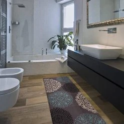 Gray 18 in. x 47 in. Contemporary Modern Floral Anti Fatigue Standing Mat by World Rug Gallery 10 Gray 18 in. x 47 in. Contemporary Modern Floral Anti Fatigue Standing Mat by World Rug Gallery -Shaw stor online gray world rug gallery kitchen mats 993gray18x47 4f 1000