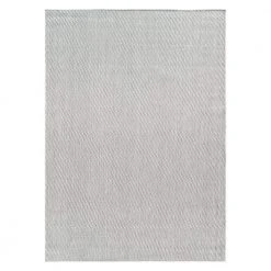 Gray 7 ft. 10 in. x 10 ft. Solid Flatweave Indoor/Outdoor Area Rug by World Rug Gallery