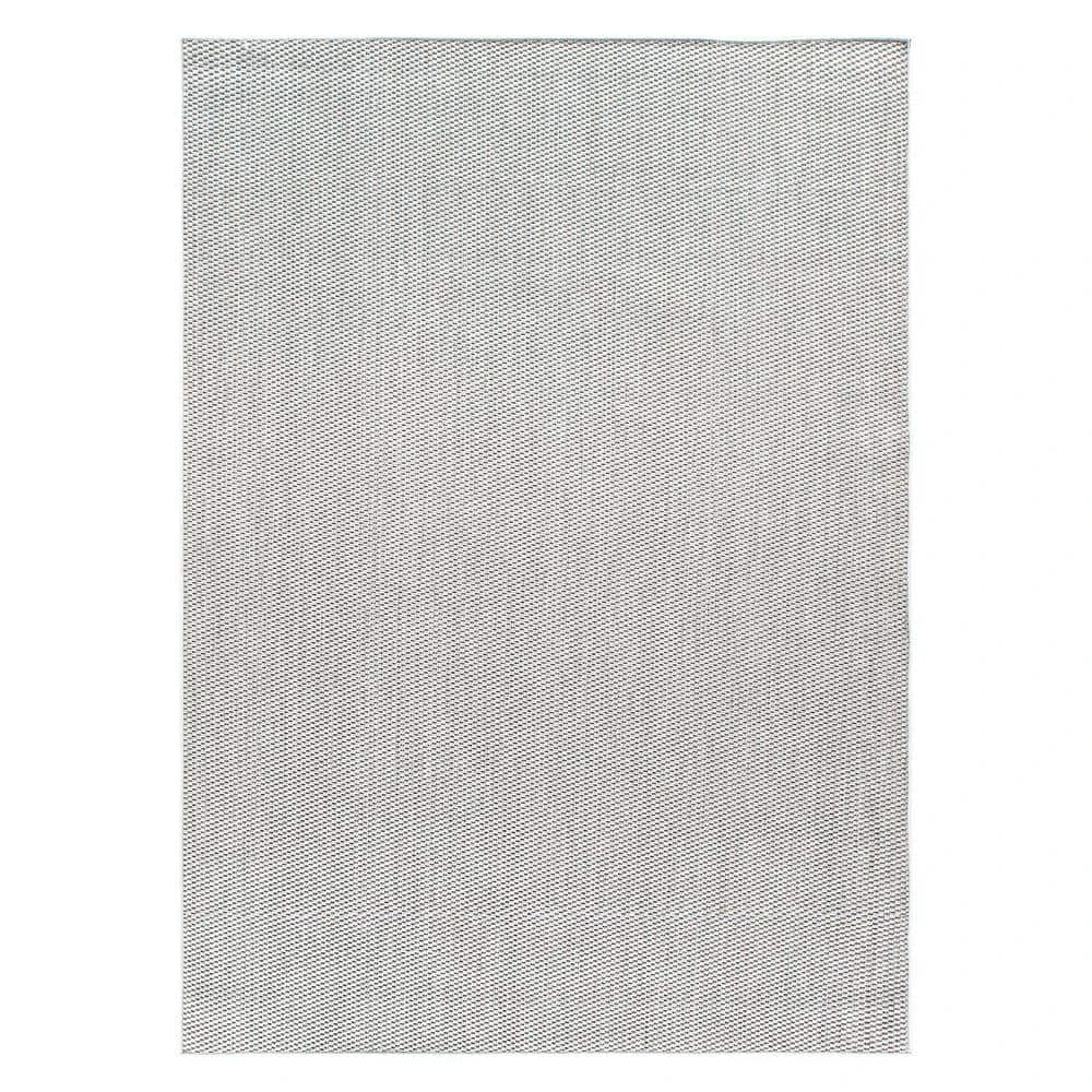 Gray 7 ft. 10 in. x 10 ft. Solid Flatweave Indoor/Outdoor Area Rug by World Rug Gallery 1 Gray 7 ft. 10 in. x 10 ft. Solid Flatweave Indoor/Outdoor Area Rug by World Rug Gallery