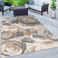 Modern Gray 7 ft. 10 in. x 10 ft. Large Floral Flowers Indoor/Outdoor Area Rug by World Rug Gallery 12 Modern Gray 7 ft. 10 in. x 10 ft. Large Floral Flowers Indoor/Outdoor Area Rug by World Rug Gallery -Shaw stor online gray world rug gallery outdoor rugs 8017gray8x10 c3 1000