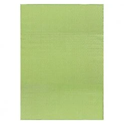 Green 7 ft. 10 in. x 10 ft. Solid Flatweave Indoor/Outdoor Area Rug by World Rug Gallery
