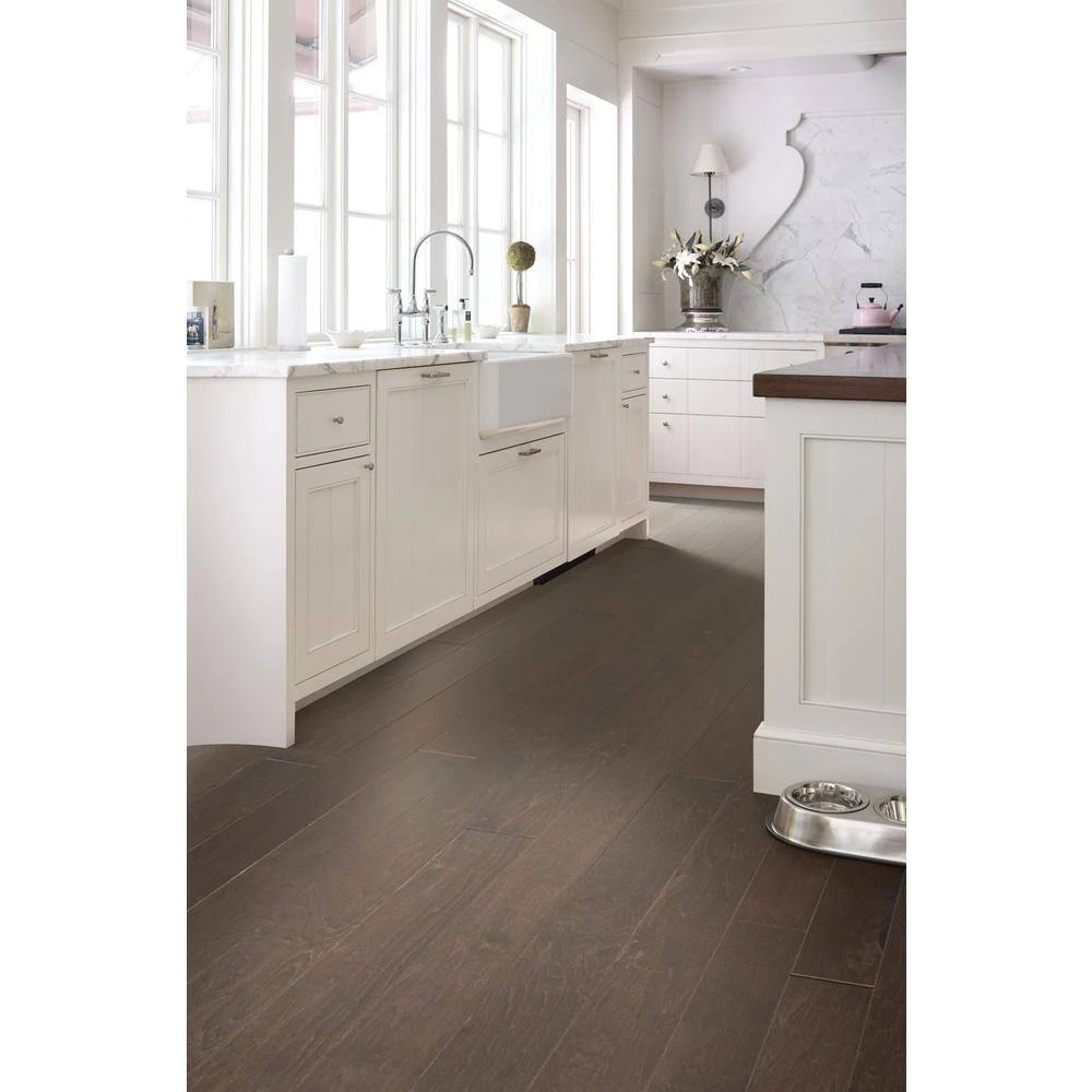 Inspire Maple Gunstock 3/8 in. T x 2-3/4 in. W x 78 in. L Stair Nose Molding by Shaw 2 Inspire Maple Gunstock 3/8 in. T x 2-3/4 in. W x 78 in. L Stair Nose Molding by Shaw - Image 2