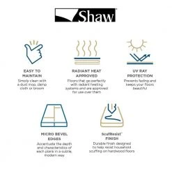 Greenville 5 in. W Haven Engineered Hickory Hardwood Flooring (23.66 sq. ft./case) by Shaw -Shaw stor online haven shaw engineered hardwood dh40205010 fa 1000