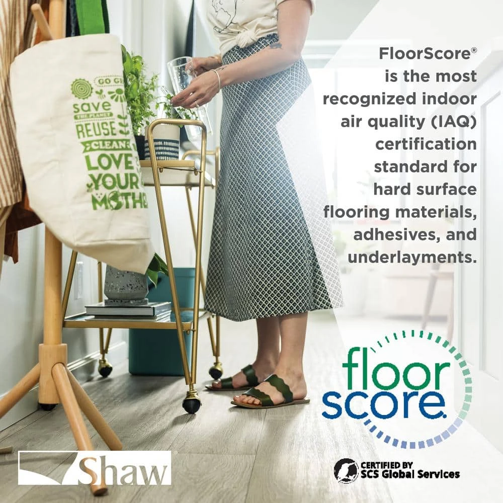 Vista 12 in. W x 24 in. L Havencrest Click Lock Vinyl Tile Flooring (15.83 sq.ft./case) by Shaw 10 Vista 12 in. W x 24 in. L Havencrest Click Lock Vinyl Tile Flooring (15.83 sq.ft./case) by Shaw - Image 10