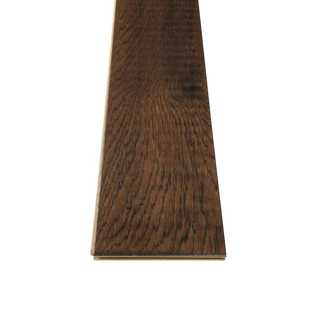 Greenville 5 in. W Hearth Engineered Hickory Hardwood Flooring (23.66 sq. ft./case) by Shaw 4 Greenville 5 in. W Hearth Engineered Hickory Hardwood Flooring (23.66 sq. ft./case) by Shaw - Image 4