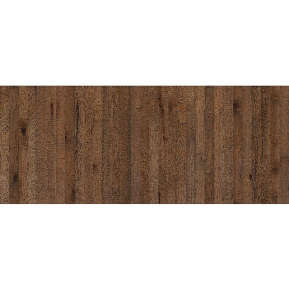 Greenville 5 in. W Hearth Engineered Hickory Hardwood Flooring (23.66 sq. ft./case) by Shaw 3 Greenville 5 in. W Hearth Engineered Hickory Hardwood Flooring (23.66 sq. ft./case) by Shaw - Image 3