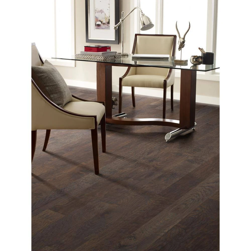 Canyon Hickory Heritage 3/8 in. T x 2-3/4 in. W x 78 in. L Stair Nose Molding by Shaw 2 Canyon Hickory Heritage 3/8 in. T x 2-3/4 in. W x 78 in. L Stair Nose Molding by Shaw - Image 2