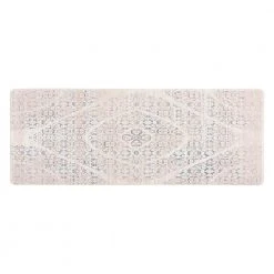 Distressed Boho Ivory 18 in. x 47 in. Anti-Fatigue Standing Mat by World Rug Gallery