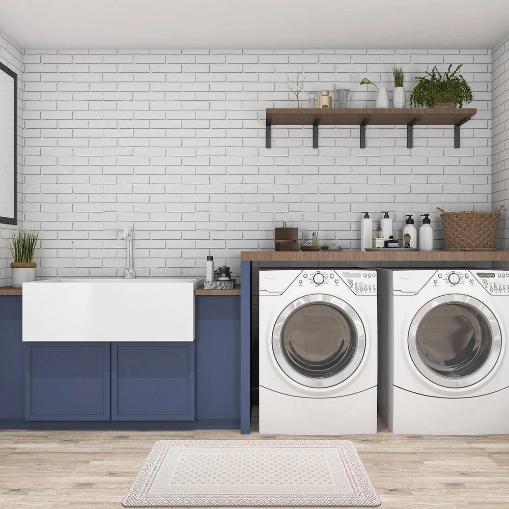 Bordered Bohemian Ivory 18 in. x 30 in. Anti-Fatigue Standing Mat by World Rug Gallery 4 Bordered Bohemian Ivory 18 in. x 30 in. Anti-Fatigue Standing Mat by World Rug Gallery - Image 4