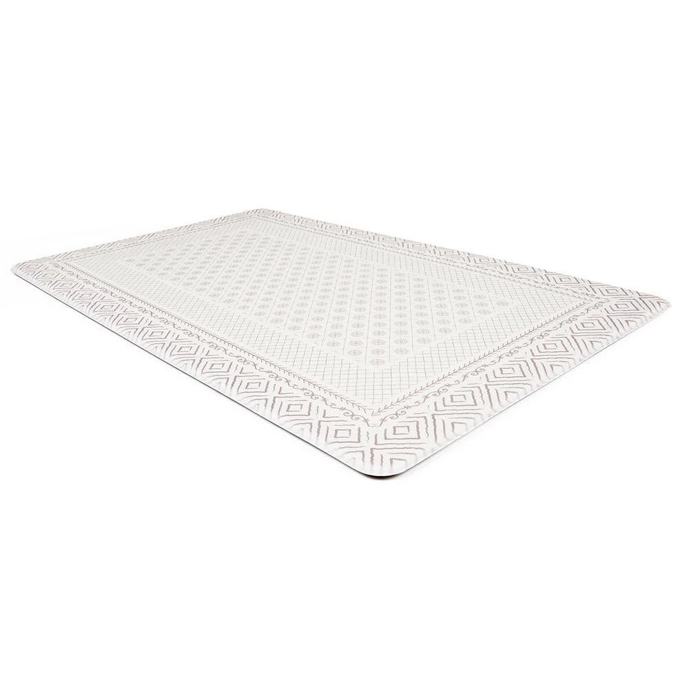 Bordered Bohemian Ivory 18 in. x 30 in. Anti-Fatigue Standing Mat by World Rug Gallery 2 Bordered Bohemian Ivory 18 in. x 30 in. Anti-Fatigue Standing Mat by World Rug Gallery - Image 2
