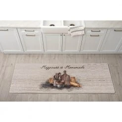 Homemade Ivory 18"x47" Anti-Fatigue Standing Mat by World Rug Gallery -Shaw stor online ivory world rug gallery kitchen mats 1027ivory18x47 4f 1000