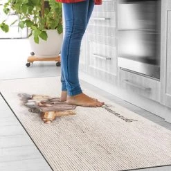 Homemade Ivory 18"x47" Anti-Fatigue Standing Mat by World Rug Gallery -Shaw stor online ivory world rug gallery kitchen mats 1027ivory18x47 c3 1000