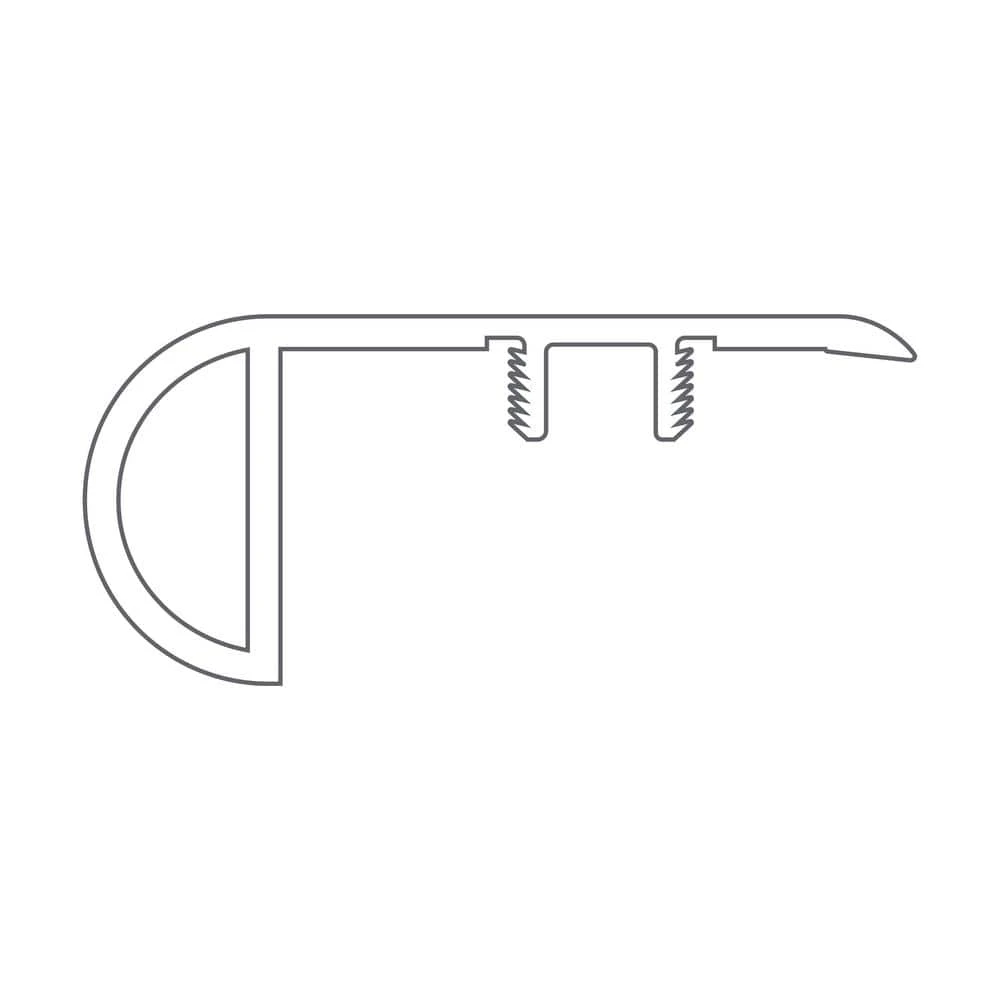 Grand Slam Klesko 1-1/8 in. T x 2-1/8 in. W x 94 in. L Stair Nose Molding by Shaw 4 Grand Slam Klesko 1-1/8 in. T x 2-1/8 in. W x 94 in. L Stair Nose Molding by Shaw - Image 4