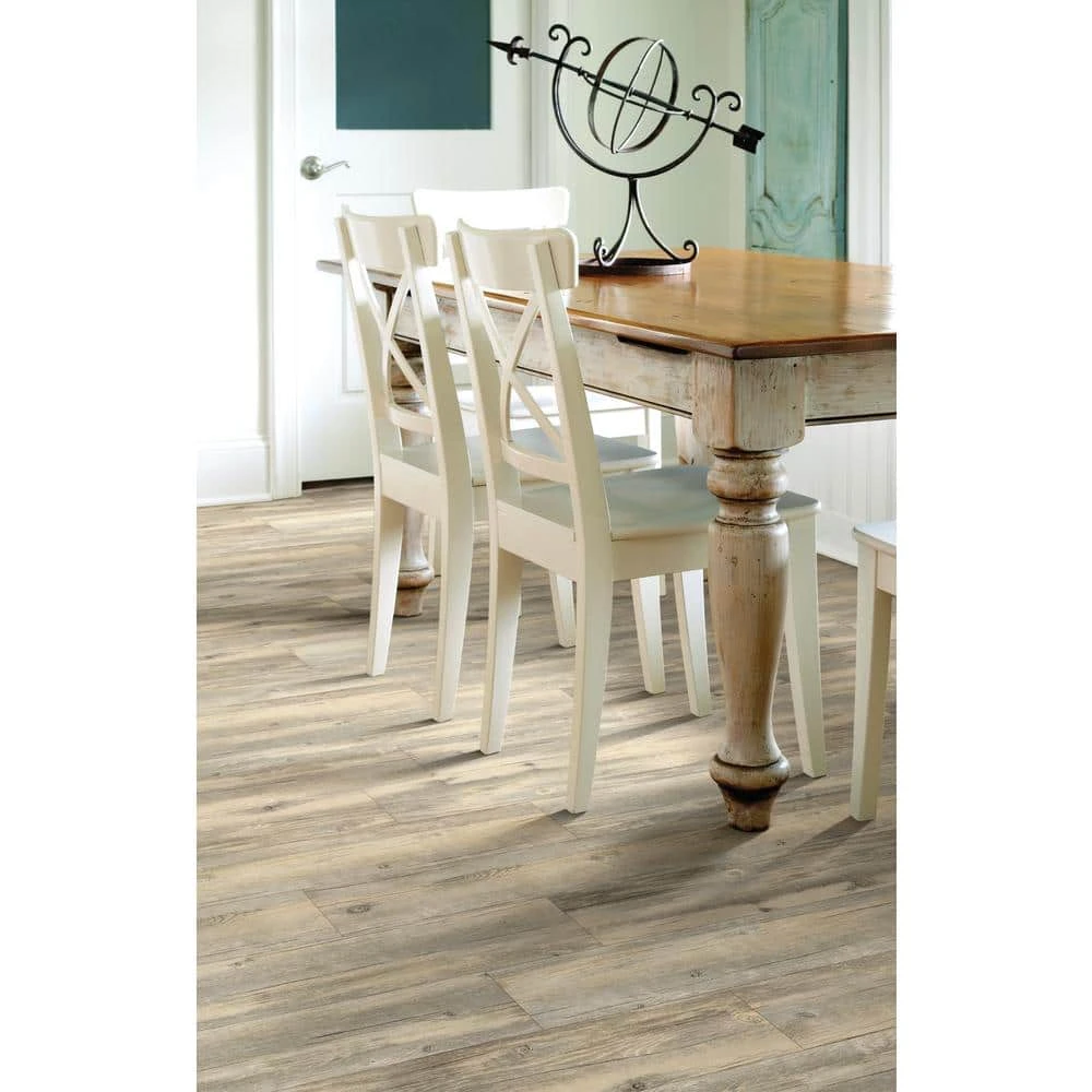 Wisteria 6 in. W Lambswool Adhesive Luxury Vinyl Plank Flooring (53.93 sq. ft./case) by Shaw 2 Wisteria 6 in. W Lambswool Adhesive Luxury Vinyl Plank Flooring (53.93 sq. ft./case) by Shaw - Image 2