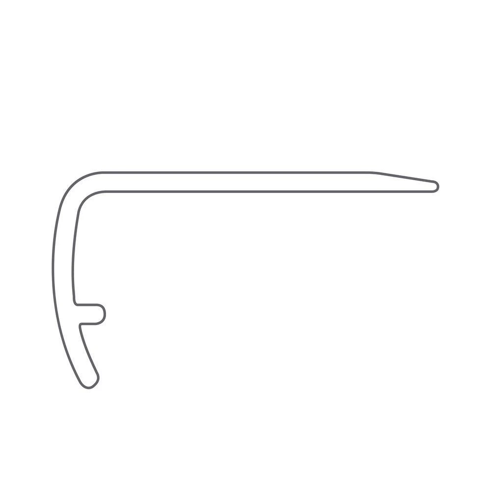 Knoxville Liberty 1-3/16 in. T x 2-1/16 in. W x 94 in. L Vinyl Stair Nose Molding by Shaw 3 Knoxville Liberty 1-3/16 in. T x 2-1/16 in. W x 94 in. L Vinyl Stair Nose Molding by Shaw - Image 3