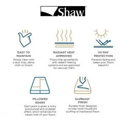 Canaveral 6-3/8 in. W Maize Engineered Maple Hardwood Flooring (30.48 sq. ft./case) by Shaw -Shaw stor online maize shaw engineered hardwood dh86901001 fa 1000