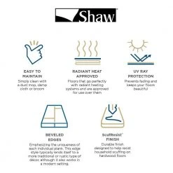 Chantilly 5 in. W Malibu Engineered Hickory Hardwood Flooring (27.58 sq. ft./case) by Shaw 11 Chantilly 5 in. W Malibu Engineered Hickory Hardwood Flooring (27.58 sq. ft./case) by Shaw -Shaw stor online malibu shaw engineered hardwood dh41000944 44 1000