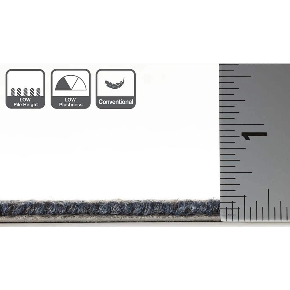 Generous Blue Commercial 24 in. x 24 Glue-Down Carpet Tile (20 Tiles/Case) 80 sq. ft. by Shaw 4 Generous Blue Commercial 24 in. x 24 Glue-Down Carpet Tile (20 Tiles/Case) 80 sq. ft. by Shaw - Image 4