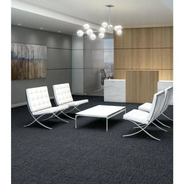 Generous Blue Commercial 24 in. x 24 Glue-Down Carpet Tile (20 Tiles/Case) 80 sq. ft. by Shaw 3 Generous Blue Commercial 24 in. x 24 Glue-Down Carpet Tile (20 Tiles/Case) 80 sq. ft. by Shaw - Image 3